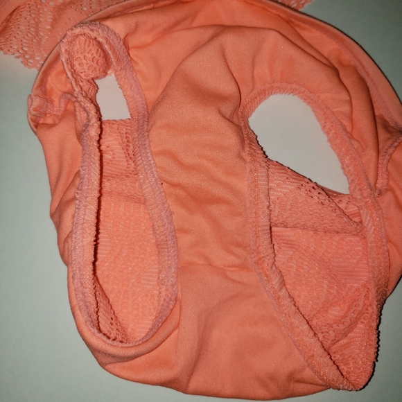 OP Girl's Peach Bikini 2 piece Set - Picture 4 of 6
